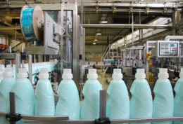 Liquid Detergent on Automated Production Line